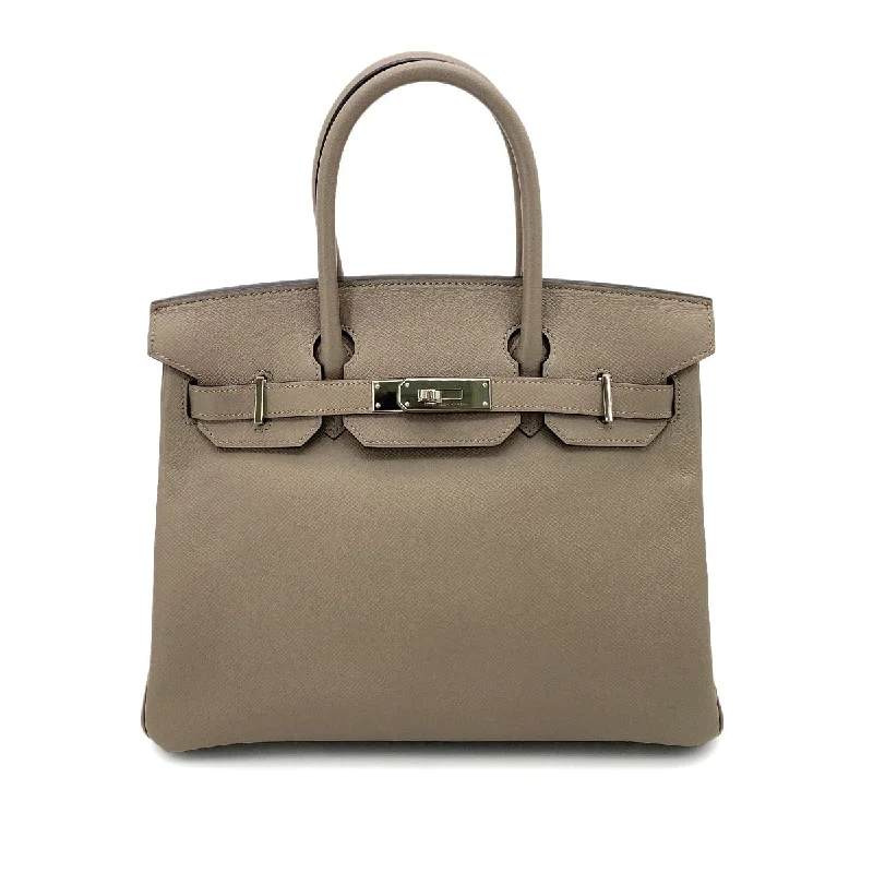 Hermes Birkin Bags with a Detachable Mobile Phone HolderHermes Birkin 30 Gris Asphalt Epsom PHW #C 90251084