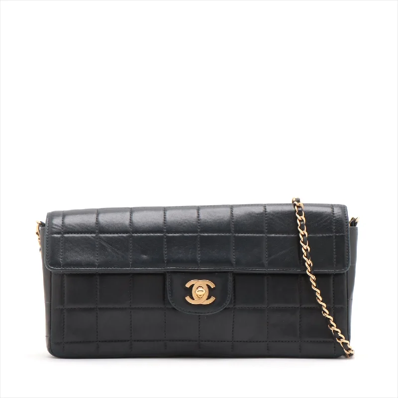 Chanel Classic Flap Bag for Evening PartyChanel Chocolate Bar in Chain Shoulder Bag Black Gold  6th