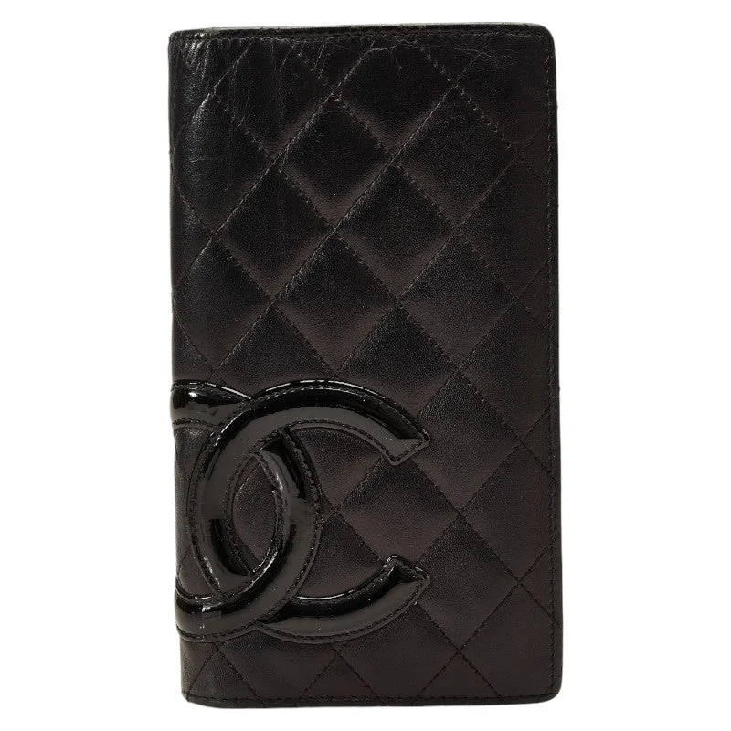 Chanel Lightweight Handbag for Daily ErrandsChanel Combon Line Cocomark Long Wallet Two Foldable Wallet Black Leather Lady CHANEL [Originals]