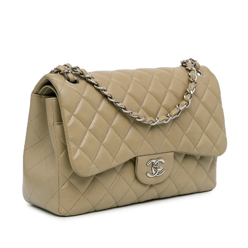 Chanel Vintage Inspired Handbag for Retro LoversChanel Jumbo Classic Caviar Double Flap (1kWJW3)