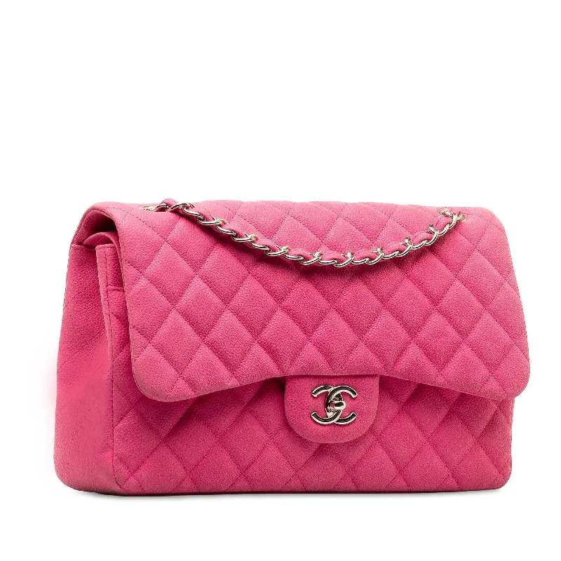 Chanel Quilted Leather Shoulder Bag for FashionistasChanel Jumbo Classic Caviar Double Flap (AaClhK)