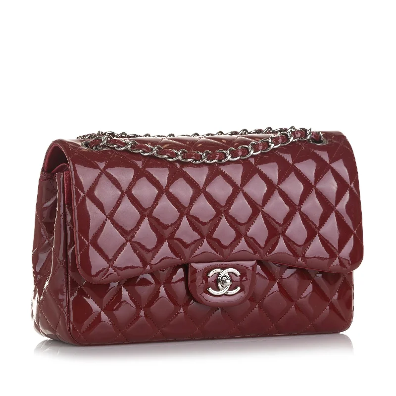 Chanel Colorful Handbag for Spring OutfitsChanel Jumbo Classic  Patent Double Flap (37070)