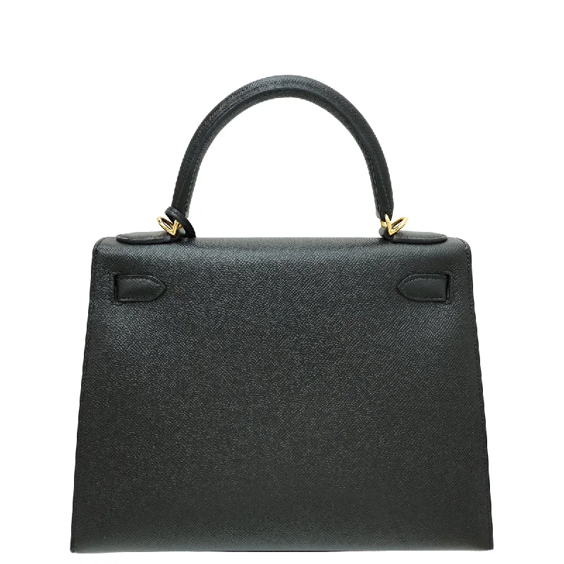 Hermès Kelly Bags with a key - lock and keychain setHermes Noir Sellier Kelly 28 Bag