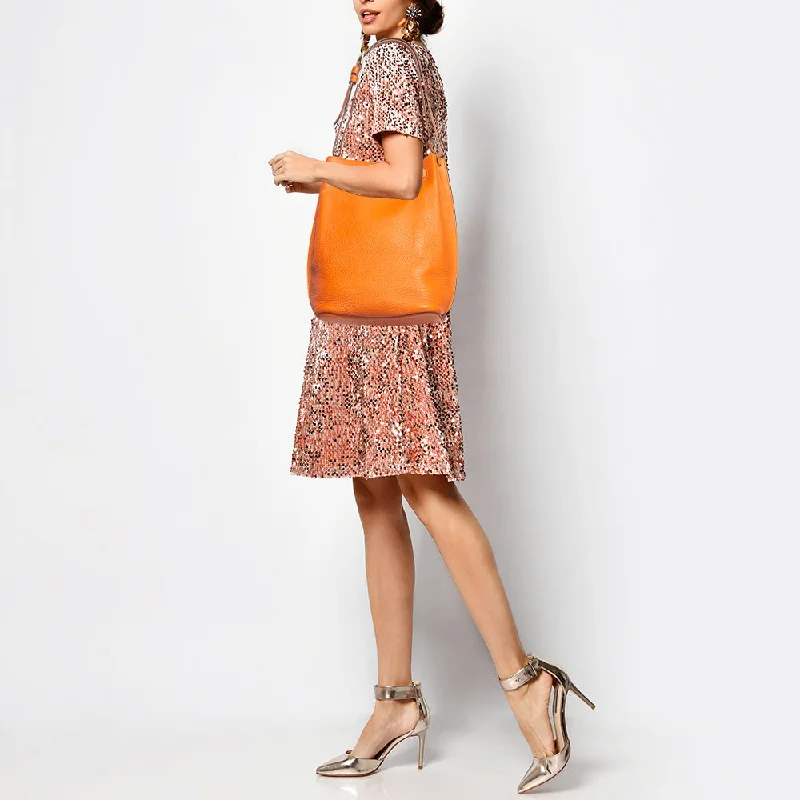 Hermès Kelly Bags in a rare shade of royal purple for a statementHERMES Orange Togo Leather So Kelly 22 Bag