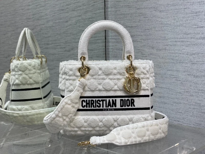 Stylish Christian Dior shoulder bags with a tassel - adorned zipperWF - Dior Bag - 281