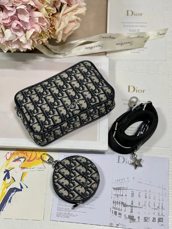 Christian Dior handbags with a snap - button closure and a decorative buckleWF - Dior Bag - 352